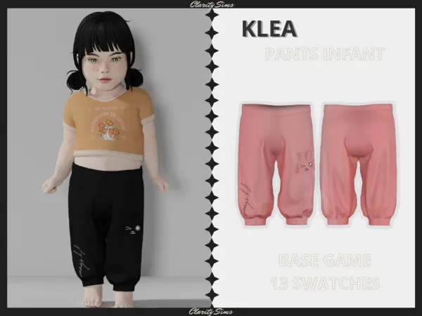 Alpha Klea Pants Infant - The Sims 4 Custom Content