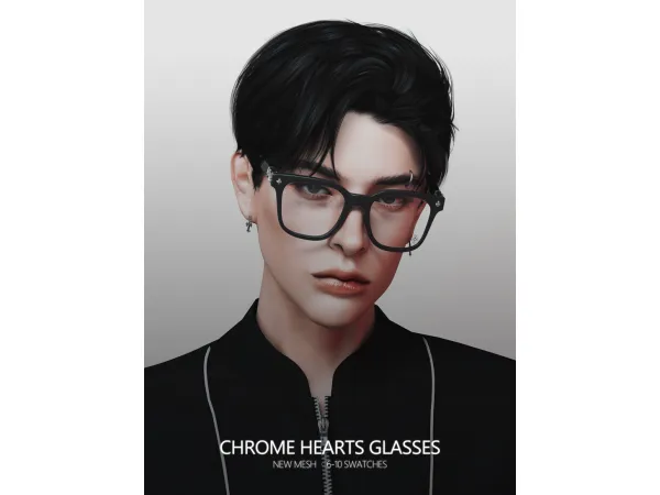 Chrome Hearts Glasses by Rona_Sims - The Sims 4 Custom Content