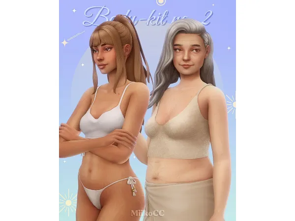 Maxis Match Body kit No2 by miikocc - The Sims 4 Custom Content