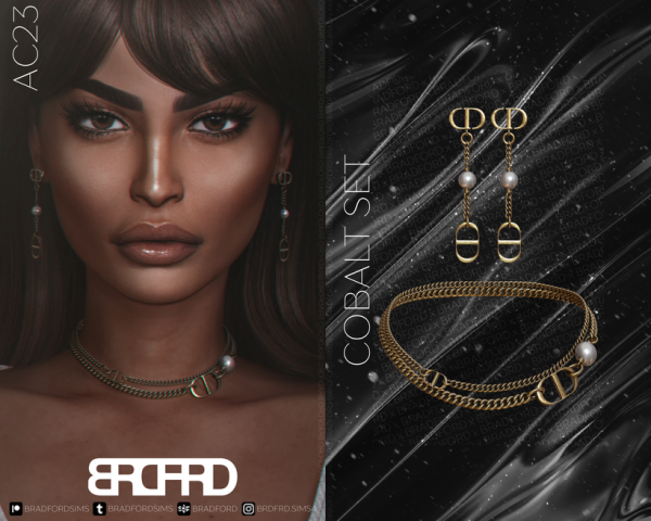 Alpha [AC23 DAY 21] COBALT SET GAME EDITION by simsfinds - The Sims 4 Custom Content