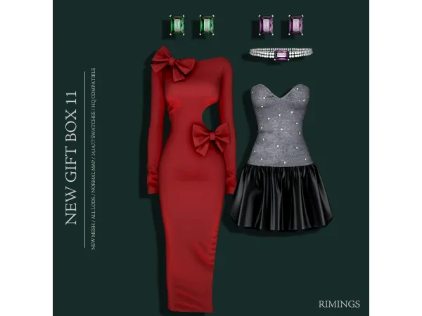 Alpha [RIMINGS] NEW GIFT BOX 11 by RIMINGs - The Sims 4 Custom Content