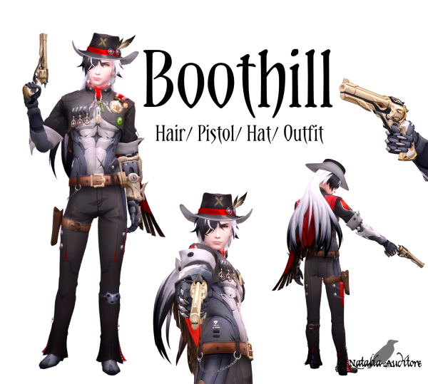 Mix Boothill set by simsfinds - The Sims 4 Custom Content