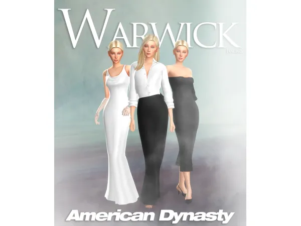 Maxis Match WARWICK American Dynasty I by warwicks - The Sims 4 Custom Content