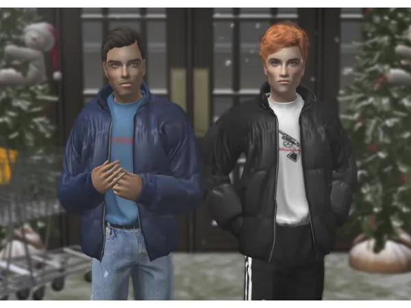 4t2 GorillaX3 Down Jacket - The Sims 2 Custom Content