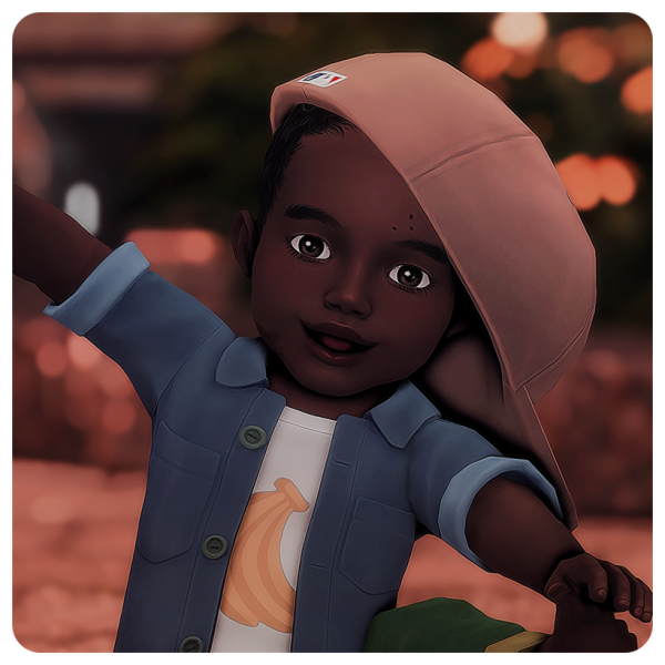 Maxis Match Just Like Daddy Infant Hair Set by simsfinds - The Sims 4 Custom Content