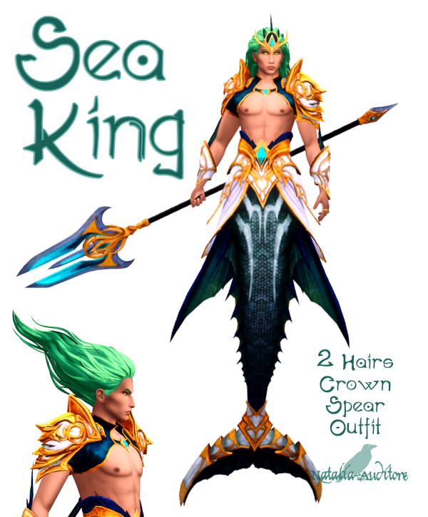 Mix Sea King set by simsfinds - The Sims 4 Custom Content