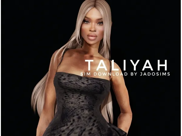 Alpha Taliyah (Sim Download) - The Sims 4 Custom Content