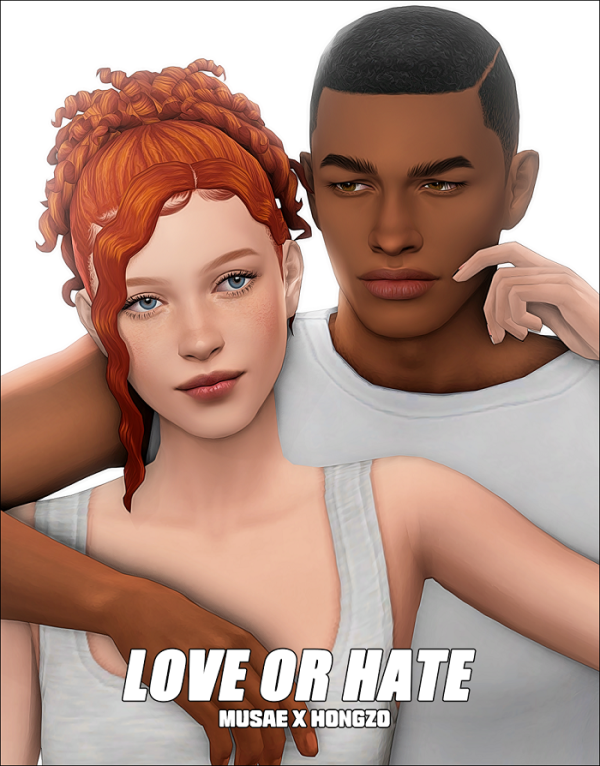 Mix [Hongzo] Love or Hate by simsfinds - The Sims 4 Custom Content