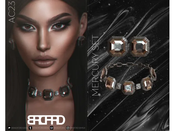 Alpha [AC23 DAY 24] MERCURY SET GAME EDITION by bradfordsims - The Sims 4 Custom Content
