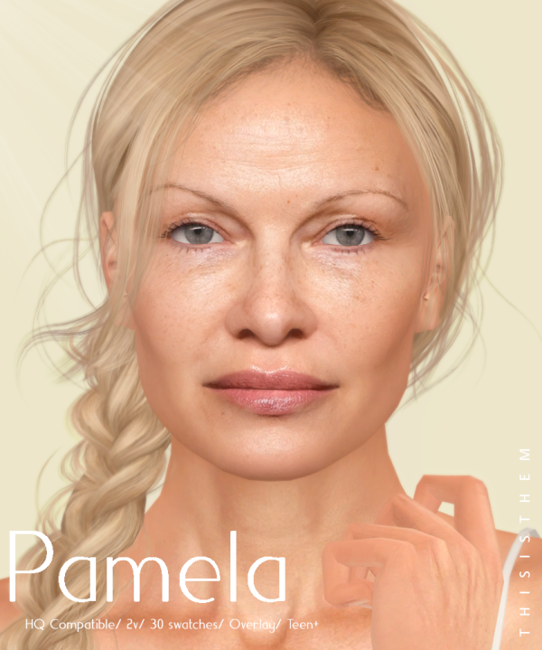 Alpha Pamela Skin Sim Eyes by simsfinds - The Sims 4 Custom Content