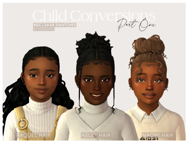 Maxis Match Child Conversions Part One by simsfinds - The Sims 4 Custom Content