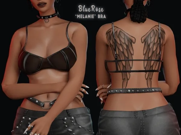 Mix Melanie Bra BRsims - The Sims 4 Custom Content