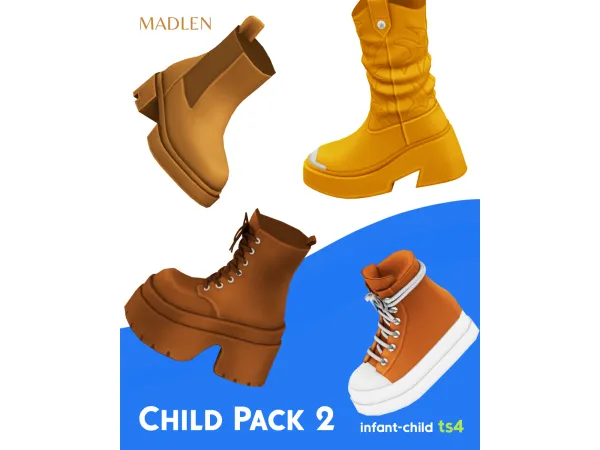 Maxis Match Child Pack 2 by madlen - The Sims 4 custom content