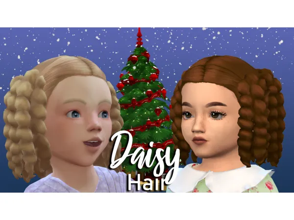 12 Days of Christmas - Daisy Hair by simstomaggie