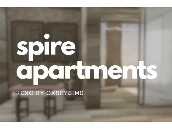 Mix Spire Apartments Reno by simsfinds - The Sims 4 Custom Content