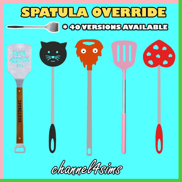 Mix Spatula Override by simsfinds - The Sims 4 Custom Content
