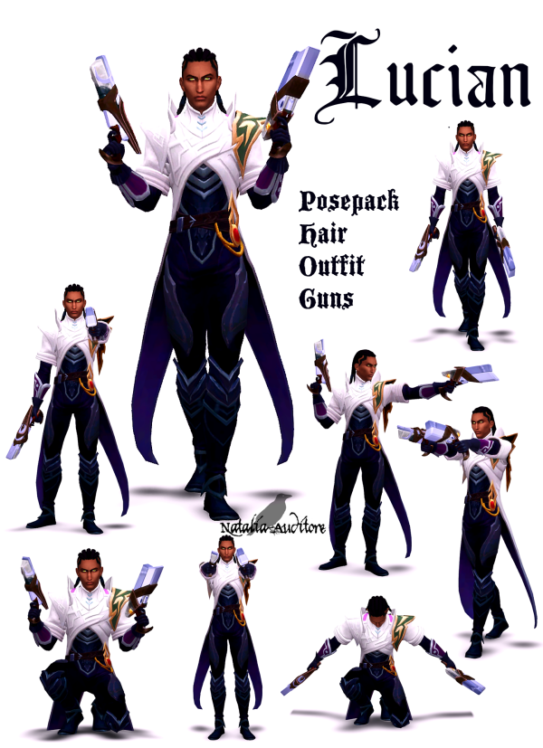 Mix Lucian Set by simsfinds - The Sims 4 Custom Content