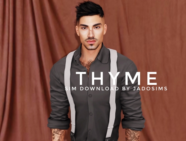 Alpha THYME (Sim Download) by shopwithflynnn - The Sims 4 Custom Content
