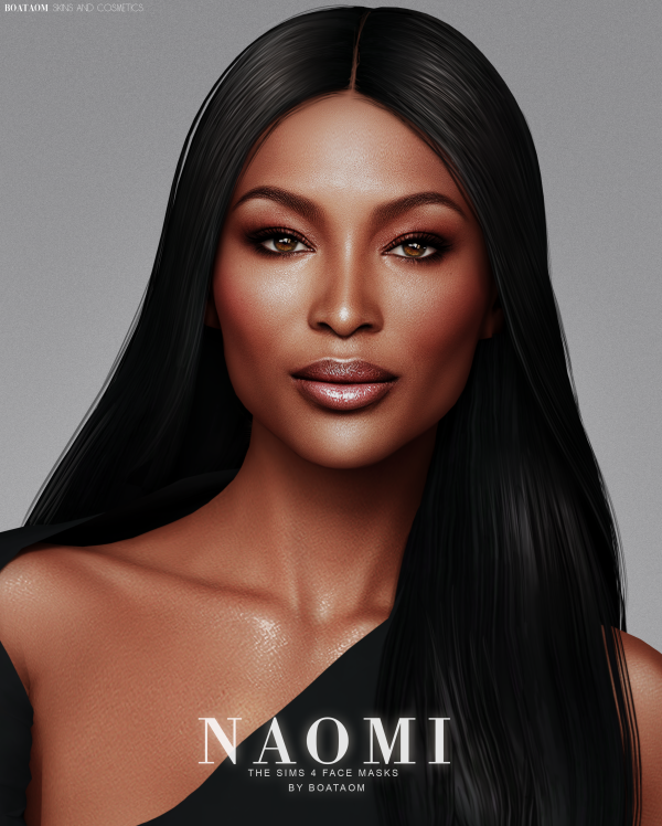 Alpha NAOMI FACE MASKS AND SKIN OVERLAY EARLY ACCESS by simsfinds - The Sims 4 Custom Content