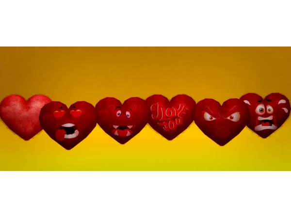 My Funny Valentine Pillows 7 swatches by Jennifer -Jennisims