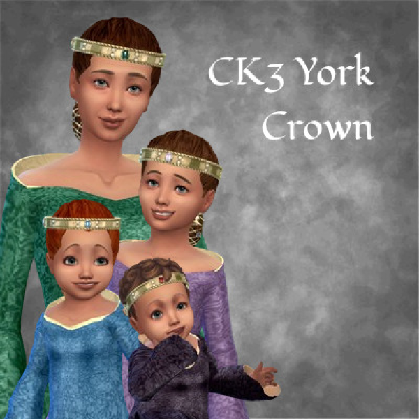 Maxis Match CK3 York Crown by simsfinds - The Sims 4 Custom Content