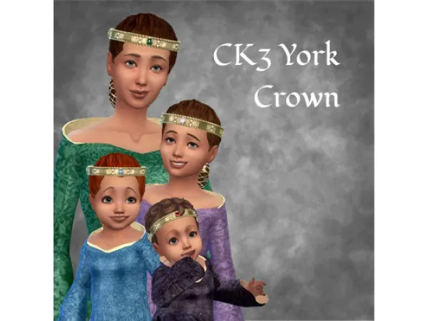 Maxis Match CK3 York Crown - The Sims 4 Custom Content