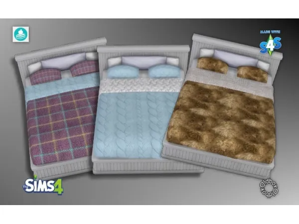 Mix Bedding by simsfinds - The Sims 4 Custom Content