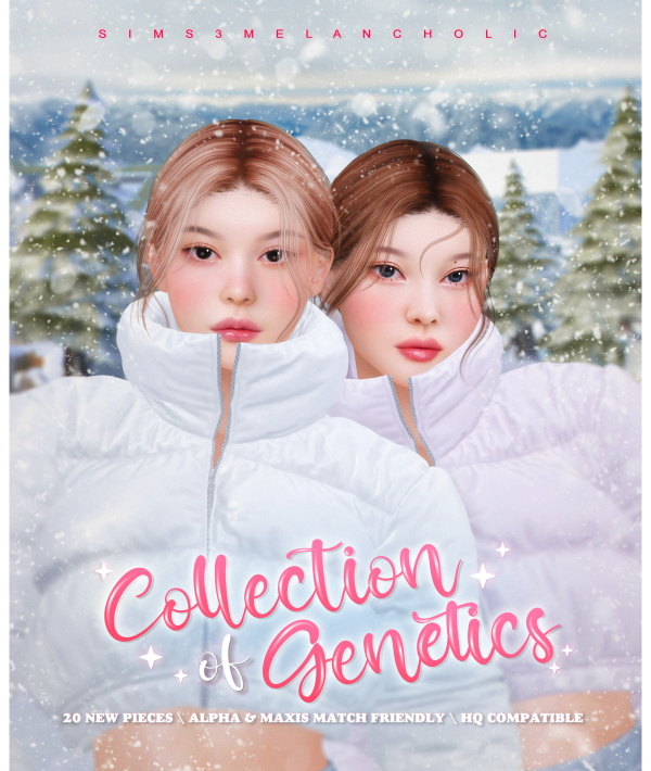 Mix 43173011324431 COLLECTION of GENETICS NOVEMBER 2023 43173011324431 by simsfinds - The Sims 4 Custom Content