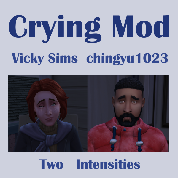 Maxis Match Crying Mod by simsfinds - The Sims 4 Custom Content