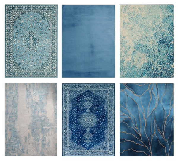 Alpha : Blue Rug Collection by simsfinds - The Sims 4 custom content