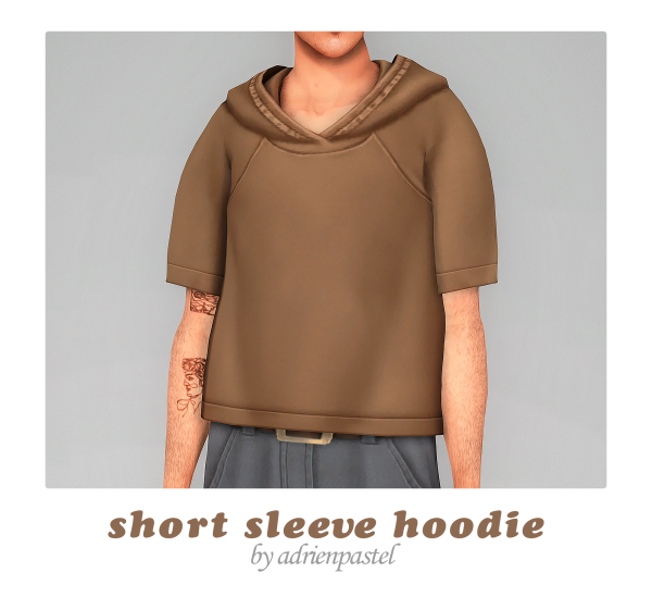 Maxis Match EP13 Polo Hoodie Recolor by simsfinds - The Sims 4 Custom Content