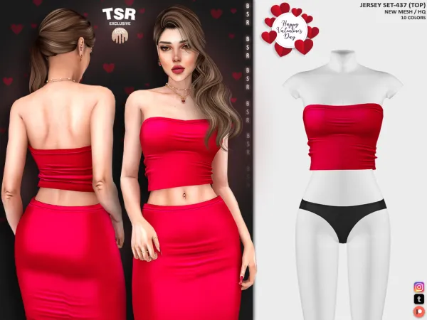 Alpha JERSEY SET 437 BD1172 BD1173 - The Sims 4 Custom Content