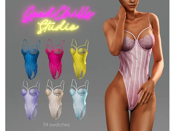Alpha GCS February's 2024 by goodchillsstudio - The Sims 4 Custom Content