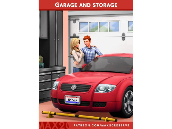 Maxis Match The First Look Garage And Storage Sims 4 Pack by Max20Reserve - The Sims 4 Custom Content