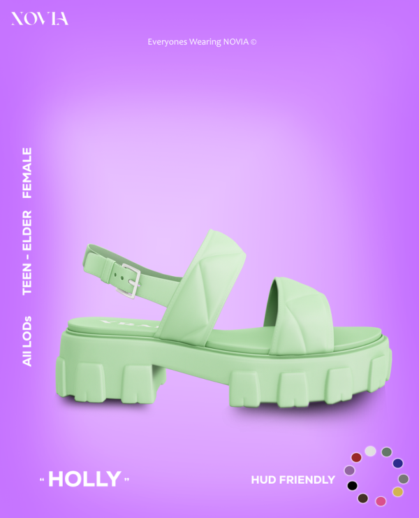 Mix Holly Sandal by simsfinds - The Sims 4 Custom Content