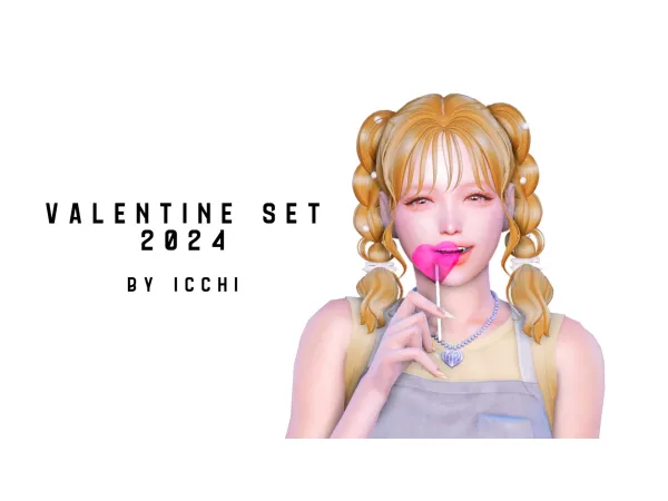 Valentine set 2024 by icchisims