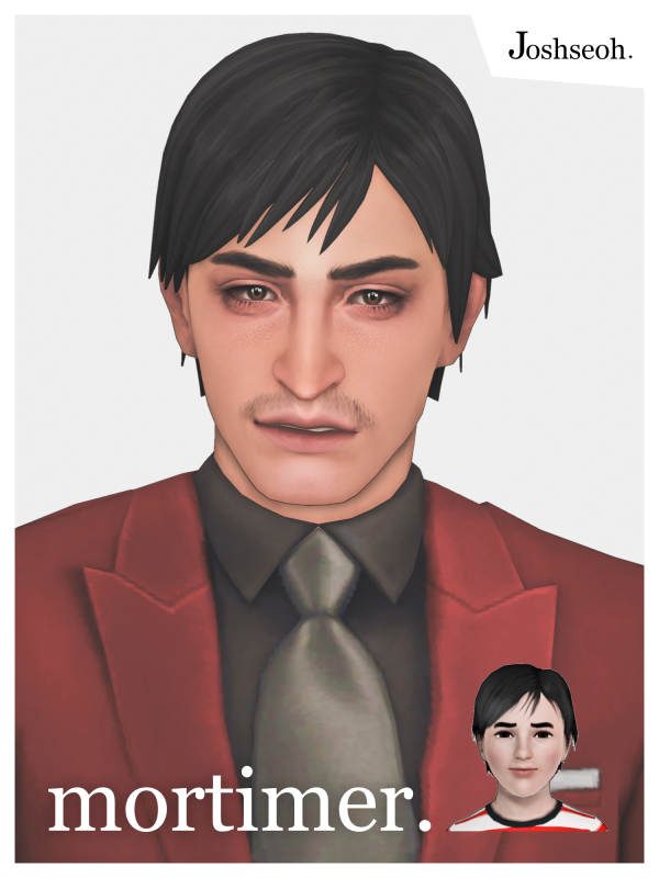 Maxis Match Mortimer Hair ( to ) by simsfinds - The Sims 4 Custom Content