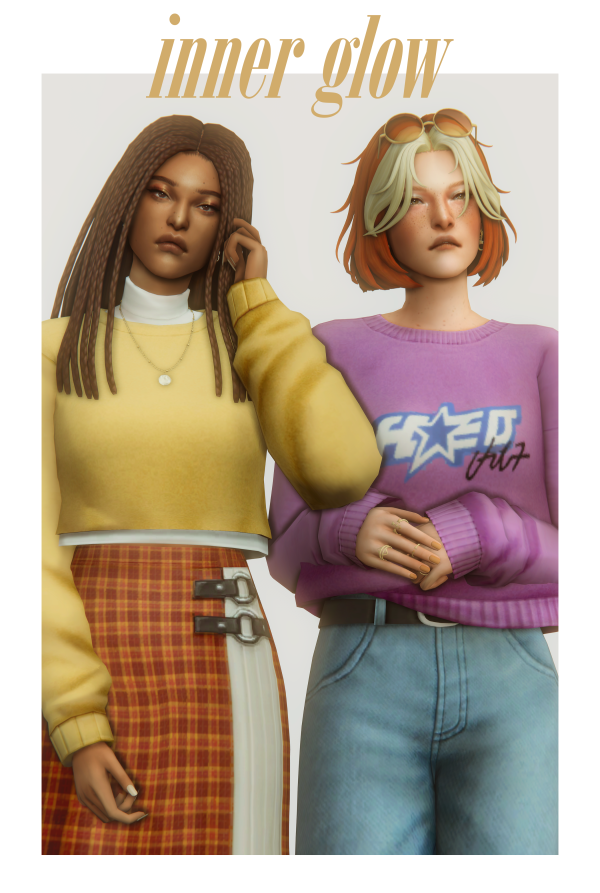 Maxis Match inner glow pack by simsfinds - The Sims 4 Custom Content