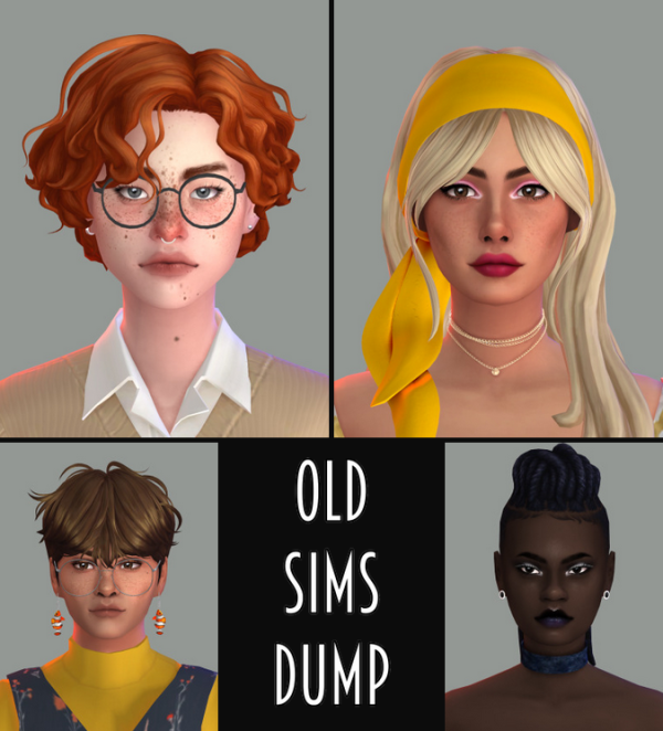 Maxis Match Old Sims Dump 19 Spellcaster Edition by simsfinds - The Sims 4 Custom Content