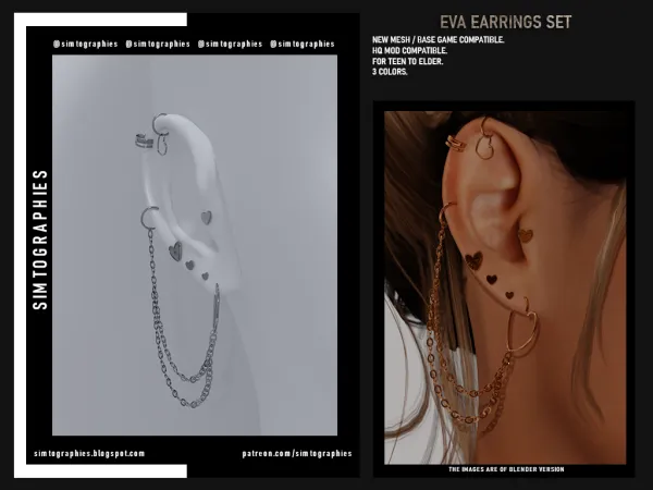 Eva Earrings Set