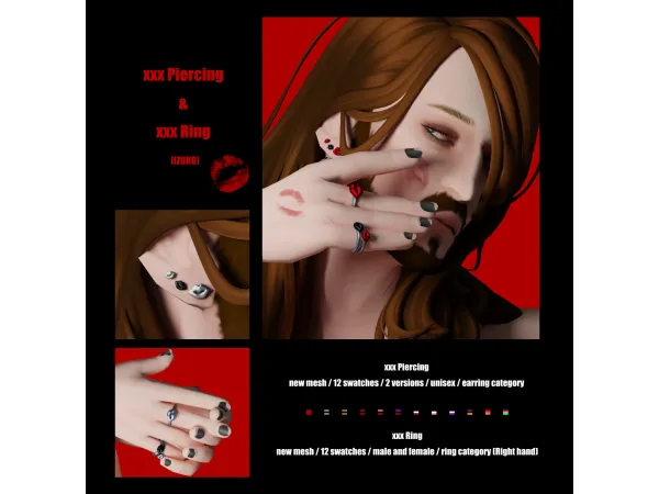 [IZUKO] xxx Piercing & xxx Ring