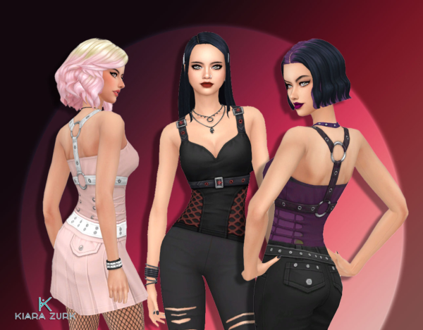 Maxis Match New Shirt Buckle by simsfinds - The Sims 4 Custom Content