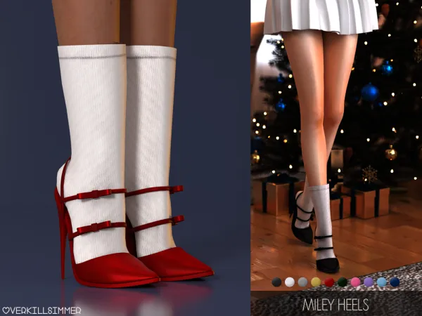 Mix Miley heels - The Sims 4 Custom Content