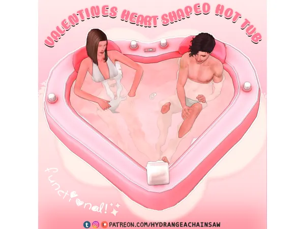 Heart Shaped Hot Tub💘 by hydrangeachainsaw