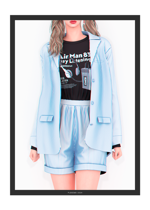 Alpha Galileo Outfit Extra T Shirt Swatches by plbsims - The Sims 4 Custom Content