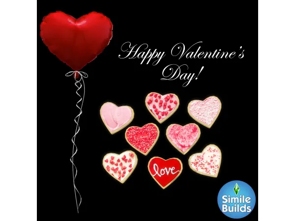 Mix Happy Valentine's Day by SimileBuilds - The Sims 4 Custom Content