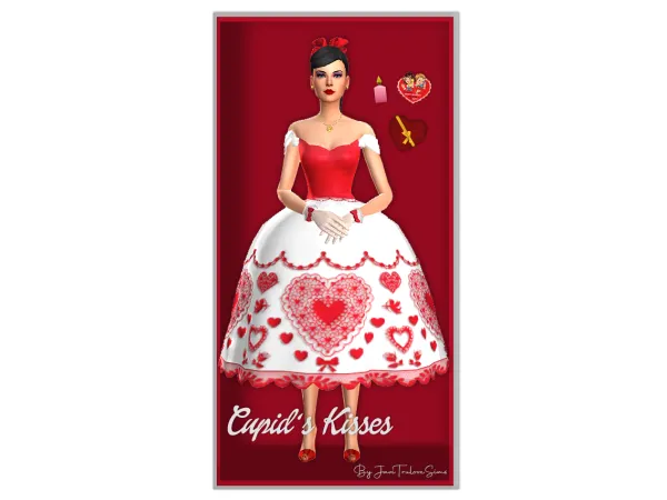 Maxis Match Cupid's Kisses by Javitrulove - The Sims 4 Custom Content