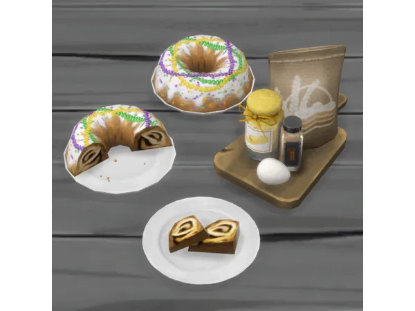 Maxis Match Brazen Menu Mardi Gras by BrazenLotus - The Sims 4 Custom Content