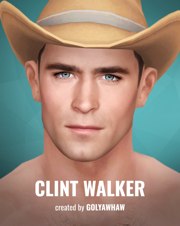 Mix Clint Walker Sim Skin Bundle by simsfinds - The Sims 4 Custom Content