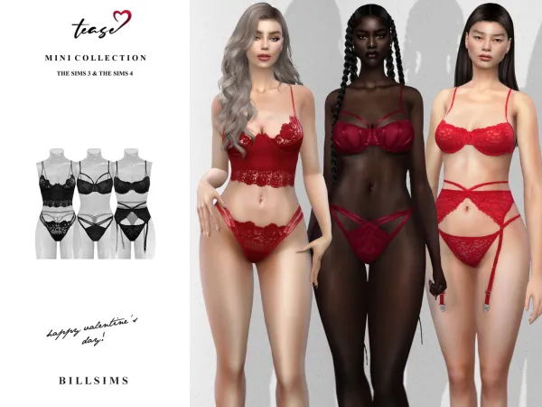 Alpha TEASE Mini Collection ( ) - The Sims 4 Custom Content